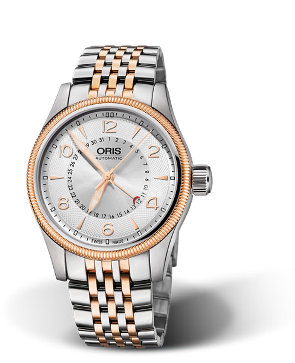 Oris big crown pointer date gold discount